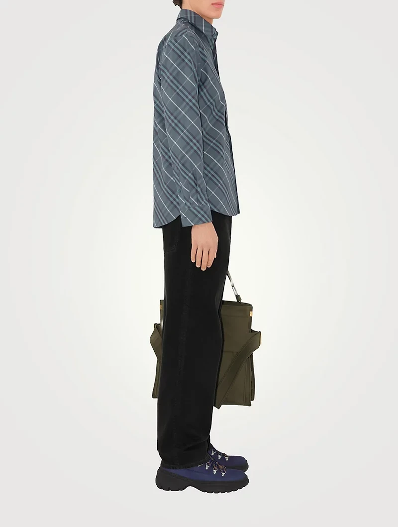 Regular Fit Check Cotton Shirt