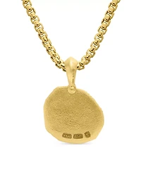 Scorpio Amulet In 18k Yellow Gold, 27mm