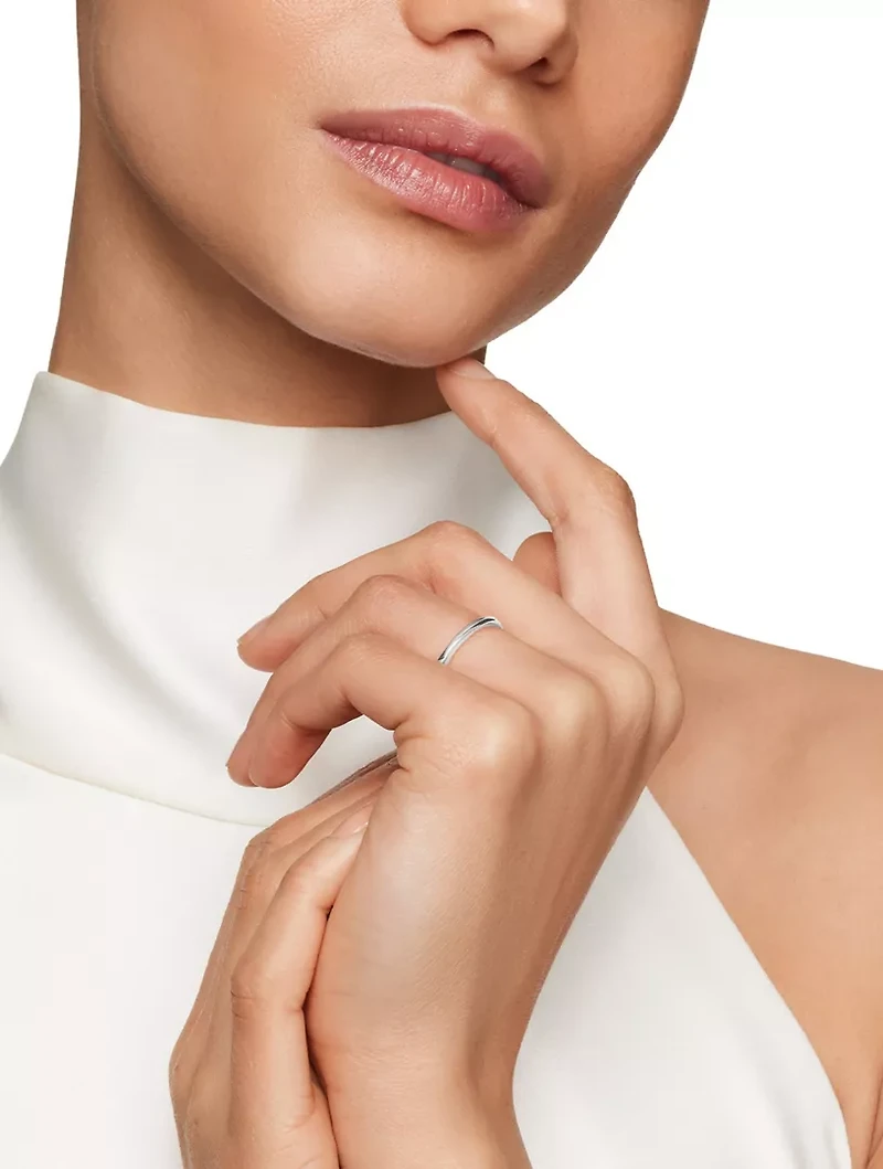 Dy Eden Band Ring Platinum, 2mm