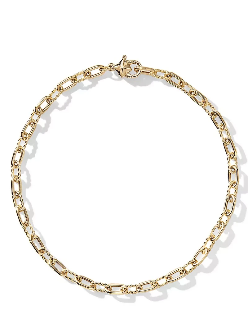 Dy Madison® Chain Bracelet 18k Yellow Gold, 3mm