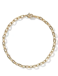 Dy Madison® Chain Bracelet 18k Yellow Gold, 3mm