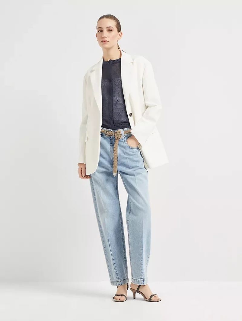 Linen And Silk Cardigan