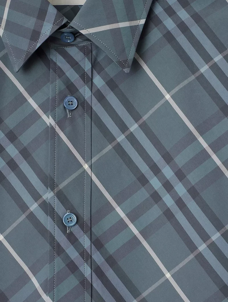 Regular Fit Check Cotton Shirt