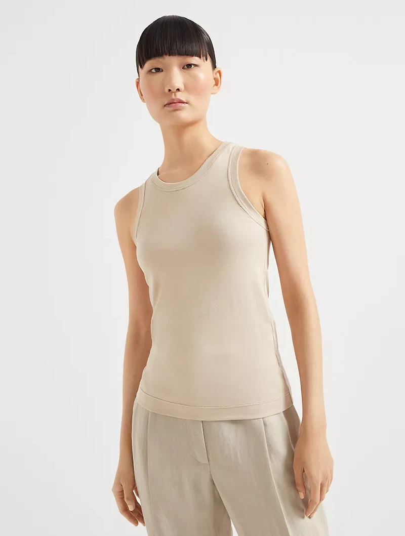 Ribbed Jersey Top