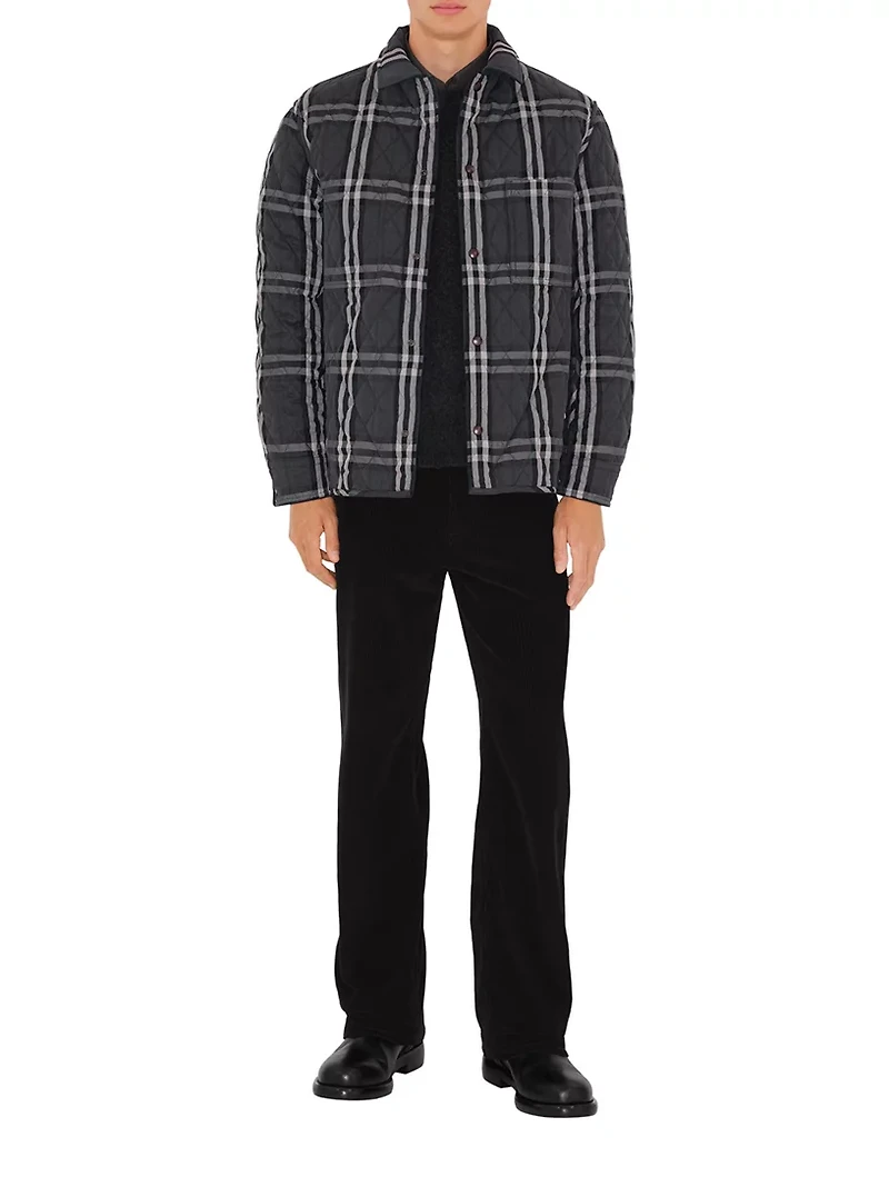 Reversible Quilted Nylon Overshirt