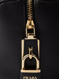 Medium Leather Top-handle Bag With Padlock