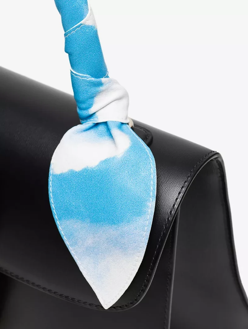 Handle Ribbon Lambskin Clouds