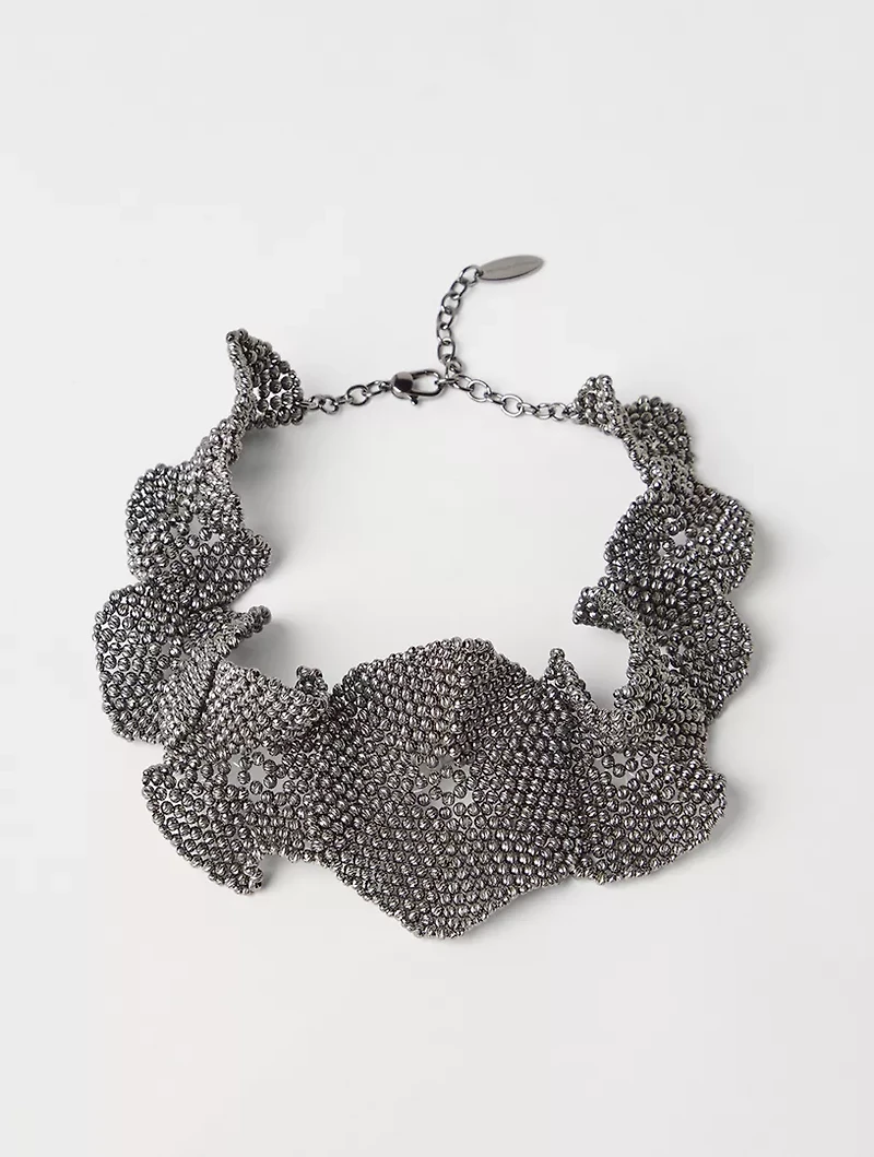 Flower Sculptured Choker