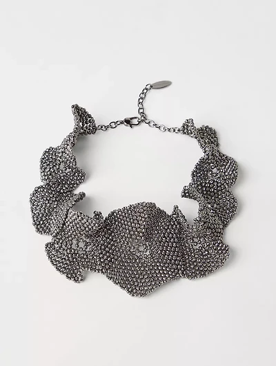 Flower Sculptured Choker