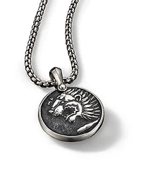 Petrvs® Lion Amulet In Sterling Silver