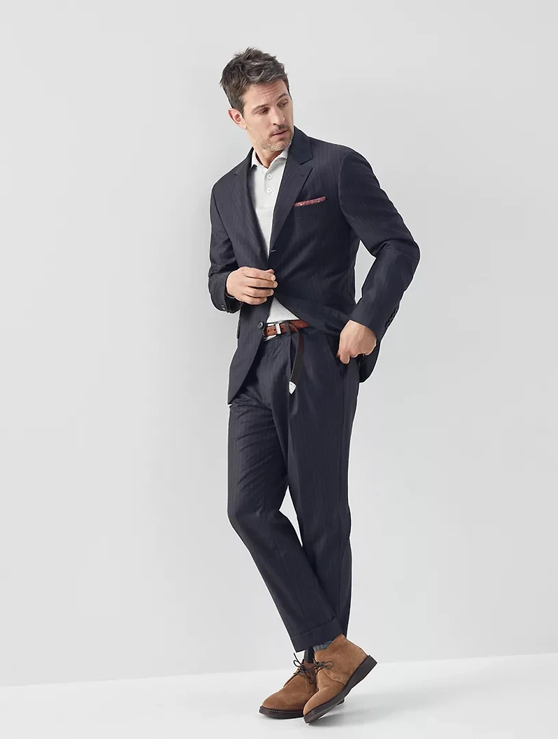 Cotton Polo-style Sweater