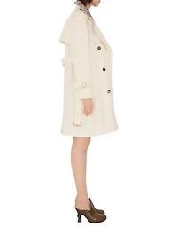 Mid-length Check Collar Castleford Trench Coat