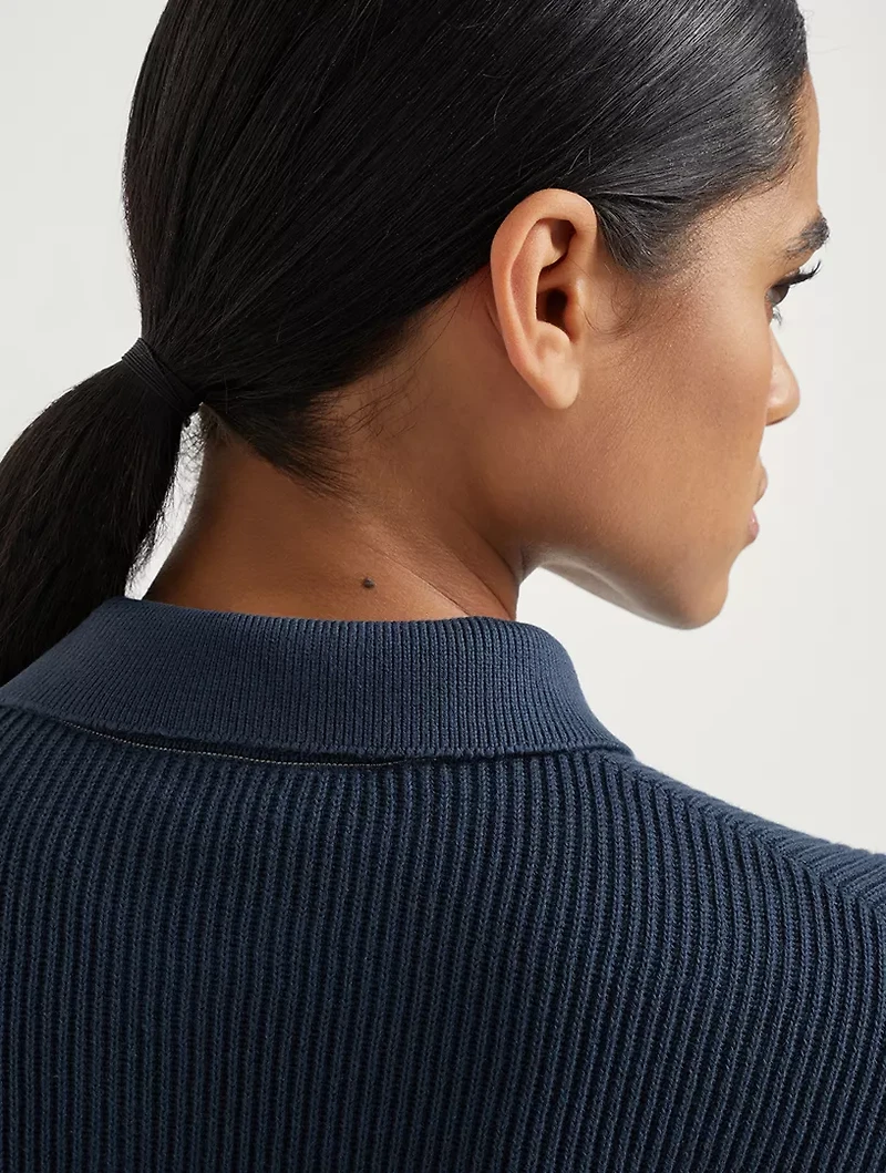 Polo-style Sweater