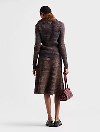 Wool And Cashmere Knit Skirt