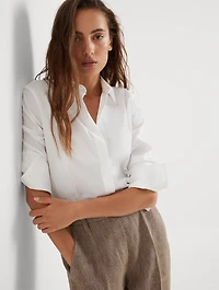 Stretch Poplin Shirt