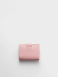 Small Saffiano And Smooth Leather Wallet