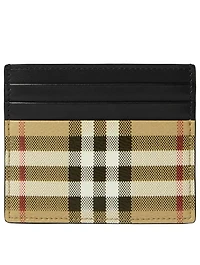 Tall Check Card Case