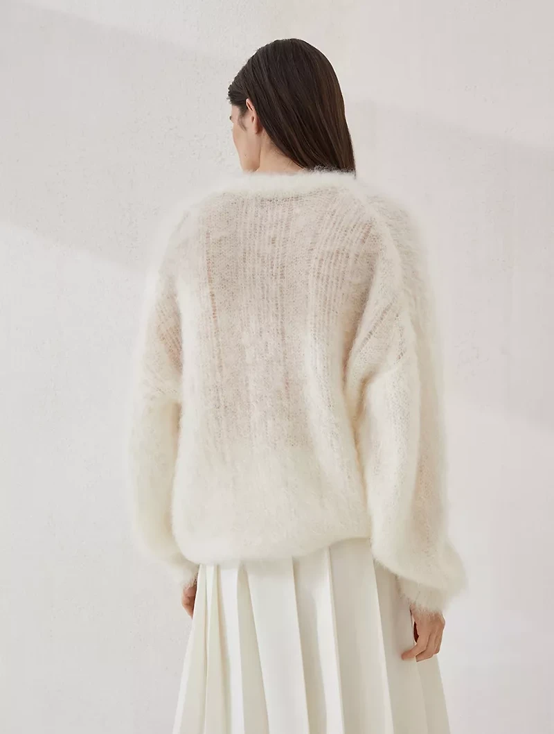 Mohair And Silk Sweater