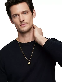 Scorpio Amulet In 18k Yellow Gold, 27mm