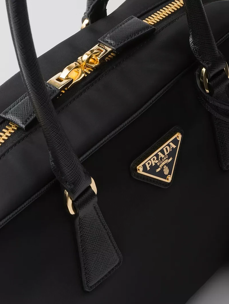 Prada Re-edition 1978 Medium Re-nylon And Saffiano Leather Two-handle Bag