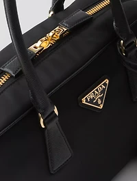 Prada Re-edition 1978 Medium Re-nylon And Saffiano Leather Two-handle Bag