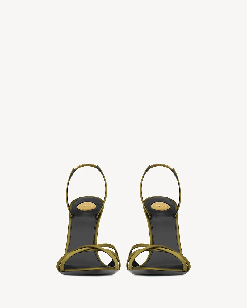 KATE sandals satin crepe