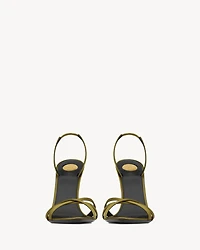 KATE sandals satin crepe