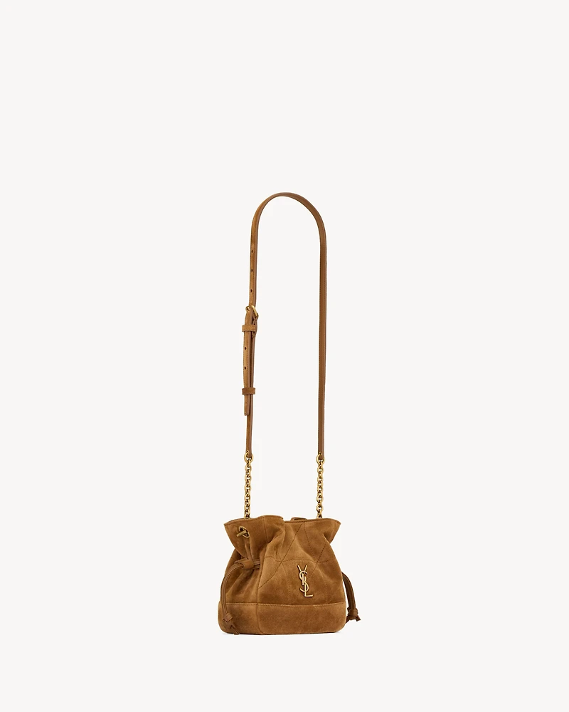 JAMIE mini shoulder pouch in suede