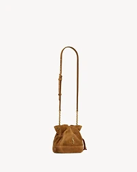 JAMIE mini shoulder pouch in suede