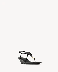 CASSANDRA wedges smooth leather