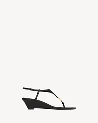 CASSANDRA wedges smooth leather