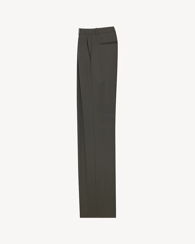 pants wool gabardine