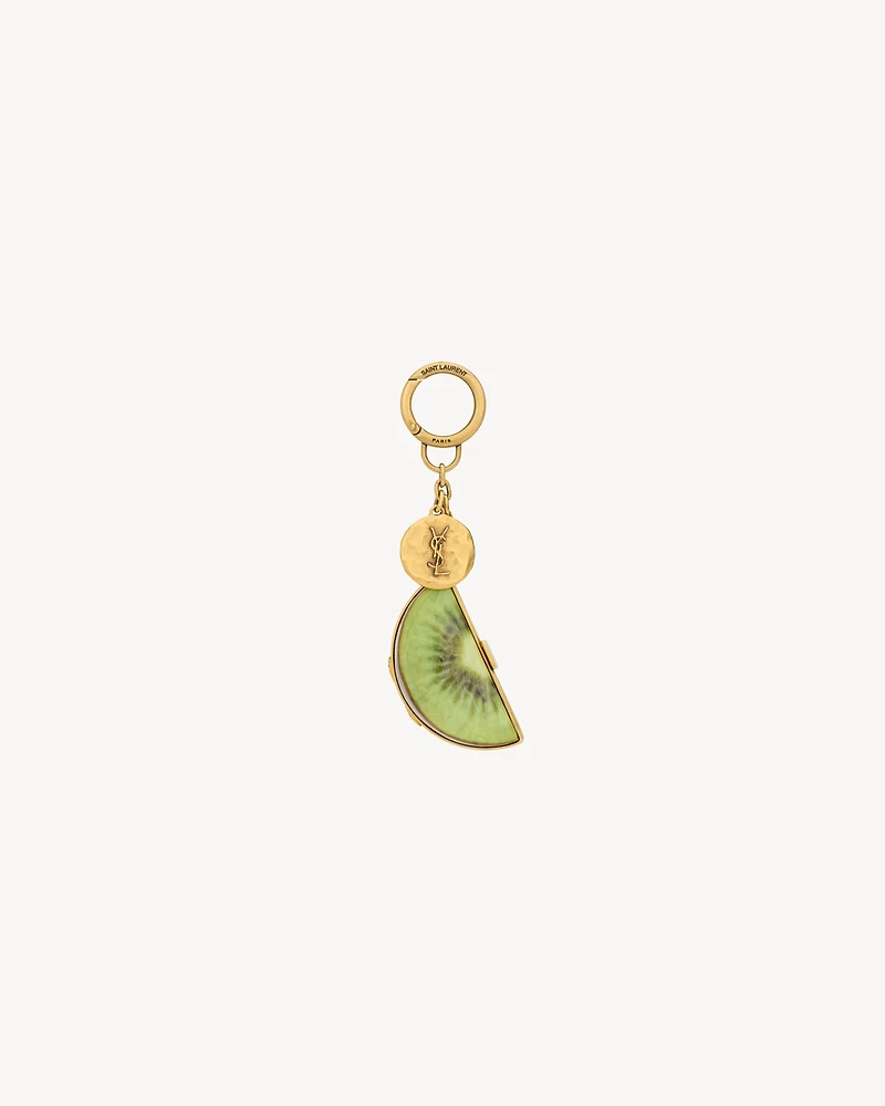 kiwi keyring in resin