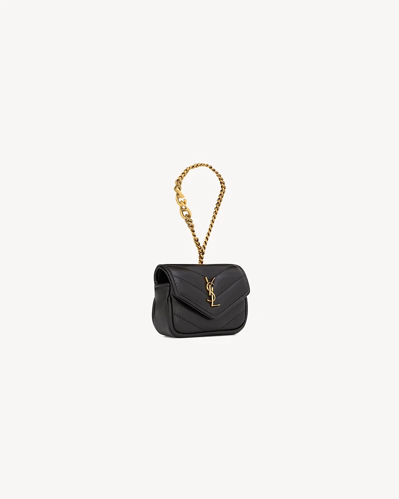 LOULOU charm in lambskin