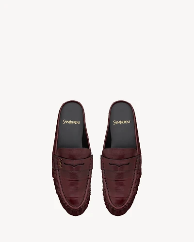 LE LOAFER mules eel
