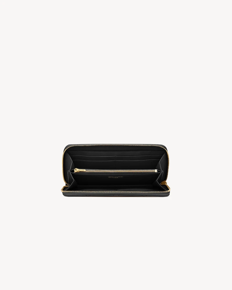 CASSANDRE BIJOU zip wallet in lambskin