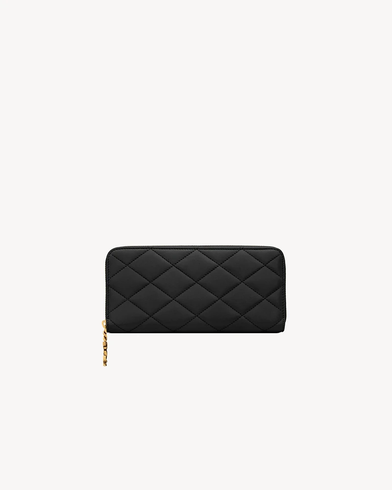 CASSANDRE BIJOU zip wallet in lambskin