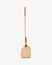 GABY bucket bag in raffia