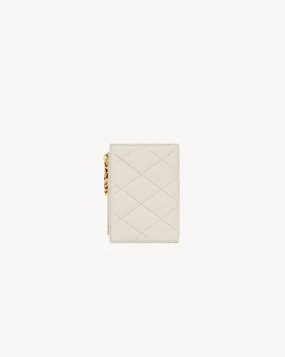 CASSANDRE BIJOU bi-fold wallet in lambskin