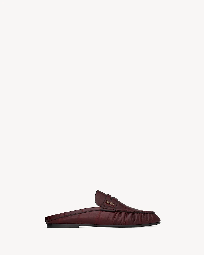 LE LOAFER mules eel