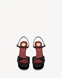 DEBBIE platform sandals patent leather