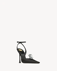 HARLOW pumps satin crepe and crystals