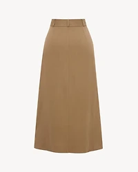 midi skirt cotton serge