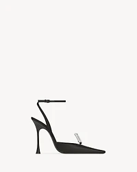 HARLOW pumps satin crepe and crystals