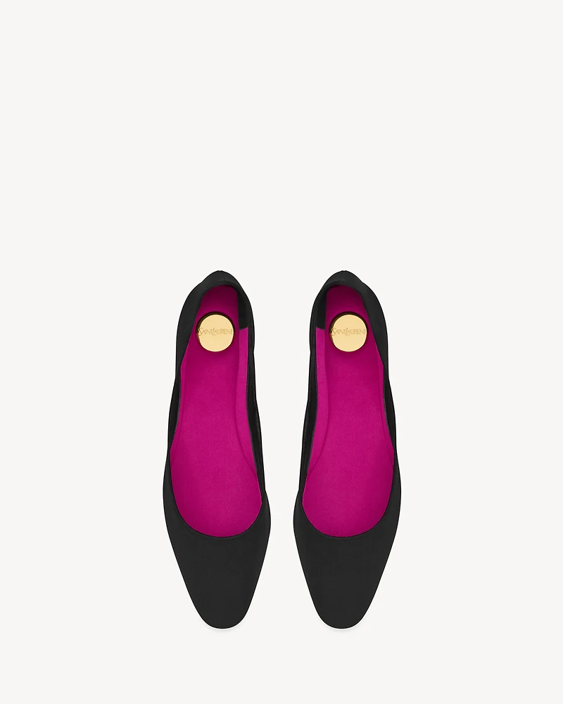 LOU ballerinas satin crepe