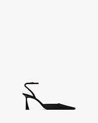 AIMÉE slingback pumps satin crepe