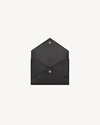 LETTER passport case in leather