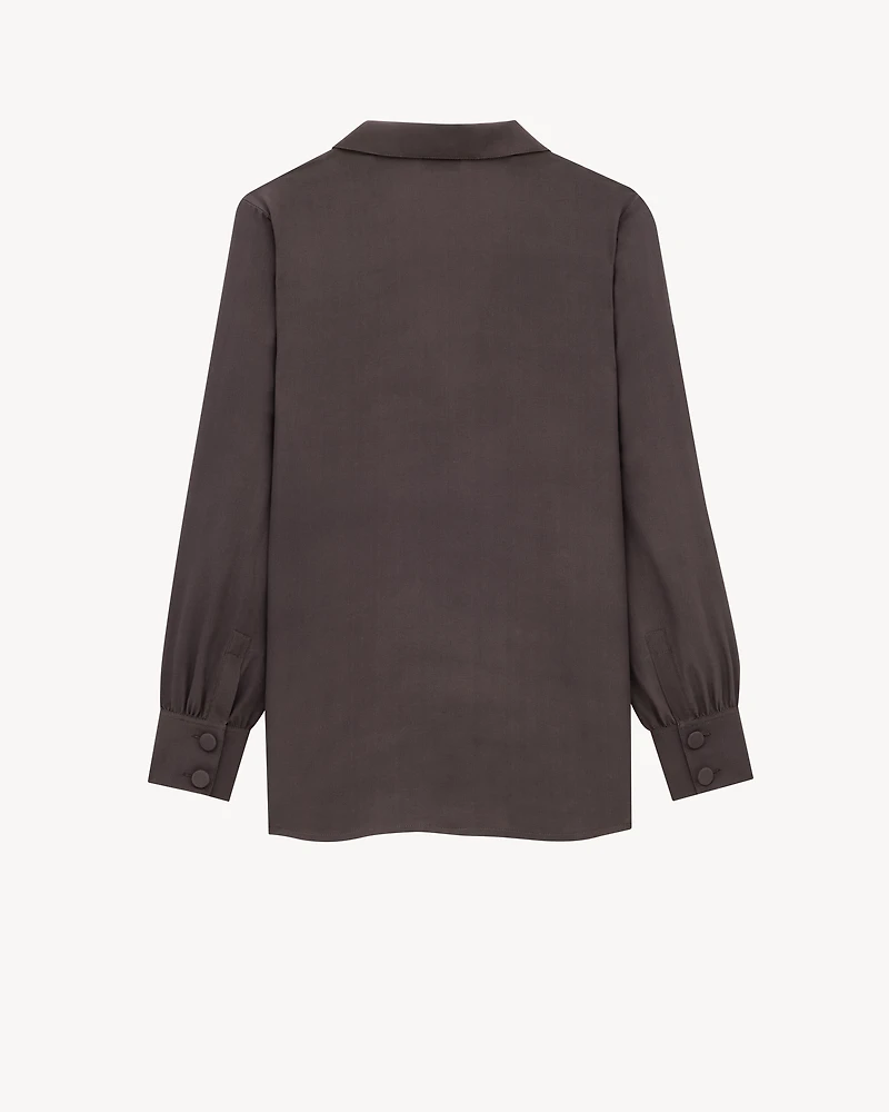Pajama Shirt Silk Crepe de Chine