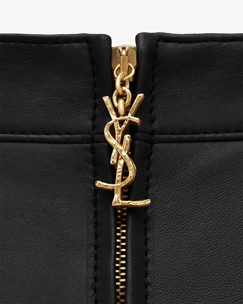 CASSANDRE pencil skirt lambskin