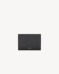 LETTER passport case in leather